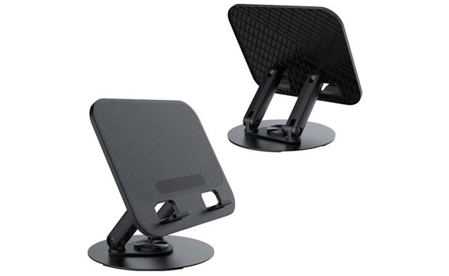 JMARY MK-85 Compact Foldable Laptop Stand with Adjustable Angles - Black